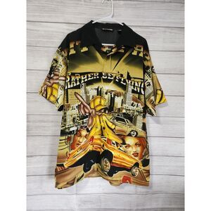 Million Guy "Rather Be Flying" men's 15.5 button down shirt 7.5721